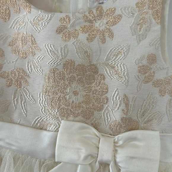 Cream Biscotti Formal Dress 4T - Picture 3 of 7